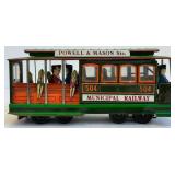 Vintage Tin Streetcar #504 with Bay & Taylor and Powell & Market Destinations.