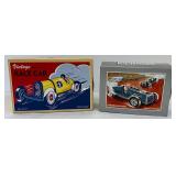 Vintage Schylling Tin Wind-Up Race Cars Speedway Racer & Race Car (Lot of 2)