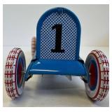Vintage Schylling Tin Wind-Up Race Cars Speedway Racer & Race Car (Lot of 2)