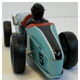 Vintage Schylling Tin Wind-Up Race Cars Speedway Racer & Race Car (Lot of 2)