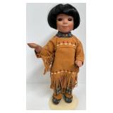Vintage Porcelain Doll Danbury Mint Birdsong 1993 Gregory Perillo Stand