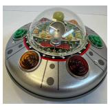 UFO Tin Toys Schylling Saucer Z-1 & UFO 28 (Lot of 3)