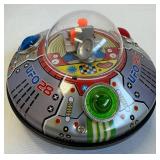 UFO Tin Toys Schylling Saucer Z-1 & UFO 28 (Lot of 3)