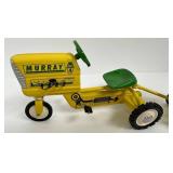 Toy Tractor - Hallmark Kiddie Car Classics 1961 Murray Tractor With Trailer QHG9027