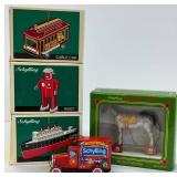 Vintage Schylling Tin Toy Ornaments (Lot of 5)