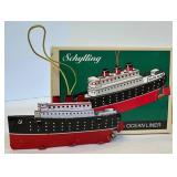 Vintage Schylling Tin Toy Ornaments (Lot of 5)