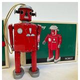 Vintage Schylling Tin Toy Ornaments (Lot of 5)