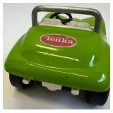 Vintage Tonka Die Cast Toy Vehicles Snapdragon Green Van & Mini Dune Buggies (Lot of 3)