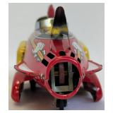 Flash Gordon Tin Toy - Schylling Rocket Fighter Ship With Box & COA