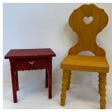 Doll Furniture - American Girl Josefina Desk & Kirsten Chair