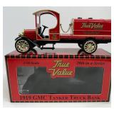 Die-Cast Metal True Value 1919 GMC Tanker Truck Bank