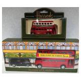 Die-Cast Harrods London Souvenir Bus & Taxi Set (Lot of 3)