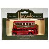 Die-Cast Harrods London Souvenir Bus & Taxi Set (Lot of 3)