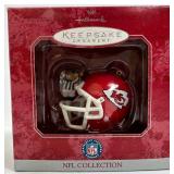Vintage Hallmark NFL Kansas City Chiefs Keepsake Ornament 1998