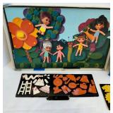 Vintage Liddle Kiddles Colorforms Dress-Up Kit Mattel