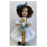 Vintage Porcelain Doll Lawton Collectors Guild Dreaming of Dolly 1999