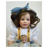 Vintage Porcelain Doll Lawton Collectors Guild Dreaming of Dolly 1999