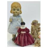 Vintage German Bisque Dolls (Lot of 7)