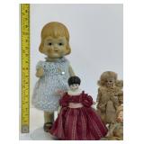 Vintage German Bisque Dolls (Lot of 7)