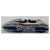 Toy Race Car Schylling Chrome Blue 6in