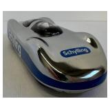 Toy Race Car Schylling Chrome Blue 6in