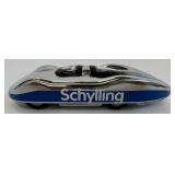 Toy Race Car Schylling Chrome Blue 6in