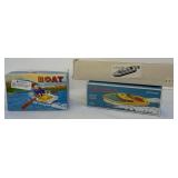 Tin Toy Boats Schylling Victoria, Metalmania & Boat Mixed Lot