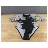 Black Floral Women