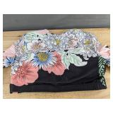 Black Floral Women
