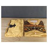 Cowboy Theme Yellow Satin Men
