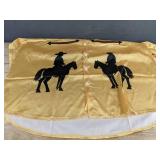 Cowboy Theme Yellow Satin Men