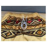 Cowboy Theme Yellow Satin Men