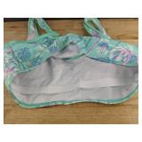 Palm Tree Three Piece Bathing Suit - Womens Medium - Brand New