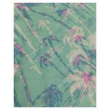 Palm Tree Three Piece Bathing Suit - Womens Medium - Brand New