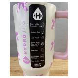 Pink Bow Hydro Jug 40 oz Tumbler - Brand New