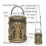 Ancient Mythical Sculpture Lantern Purse Handbag - Brand New