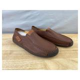 Slip-On Brown Moccasin Shoes, Men