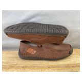 Slip-On Brown Moccasin Shoes, Men