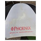 Phoenix Wealth Management Umbrellas and Lime Green Umbrella *S