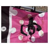 Cosco Stroller - collapsable with pink and white dots *S