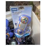 Vtech V.FLASH Controller & Misc Electronics in Storage Bin *S