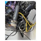 Vtech V.FLASH Controller & Misc Electronics in Storage Bin *S