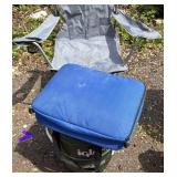 Igloo Industrial 5-Gallon Drinking Water Cooler with Camping Chair and Picnic Supplies *S
