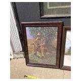 Original 16" x 22" Oil Landscape Painting and Framed Print *S