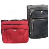 Red Upright Suitcase & Black Upright Suitcase *S