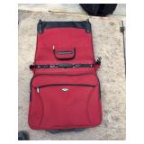 Red Upright Suitcase & Black Upright Suitcase *S