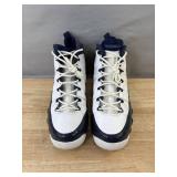 Nike Air Jordan 9 Retro White & University Blue Basketball Shoes - Youth Size 7 *S