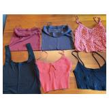 American Eagle & L.A. Hearts Ribbed Girls Tank Tops - Size XS-Medium *S
