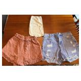 Princess Polly Size 4 & Loveriche Small Shorts with White Women