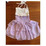 SHEIN Purple Size Girls Medium Skirt and Kendall & Kylie Size Girls Small White Top *S